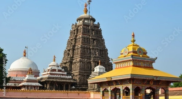 Obraz The Jagannath Temple in Puri, Odisha, India, a Prominent Hindu Pilgrimage Site