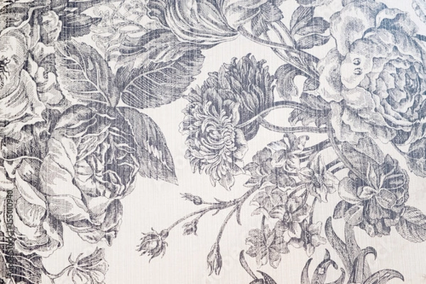 Obraz Vintage floral fabric