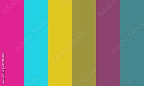 Obraz Vector color palette of different colors