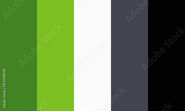 Obraz Vector color palette of different colors