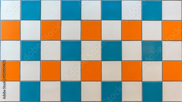 Fototapeta Colorful Ceramic Tile Background for Interior Design Projects