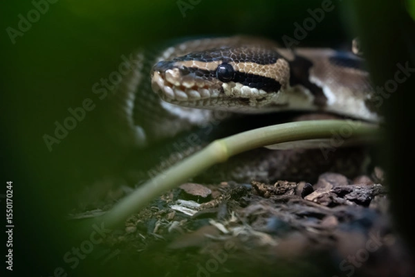 Obraz Royal Ball Python close up