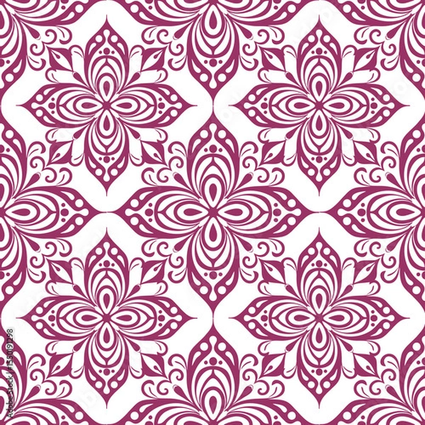 Fototapeta simple seamless abstract purple and white pattern, texture