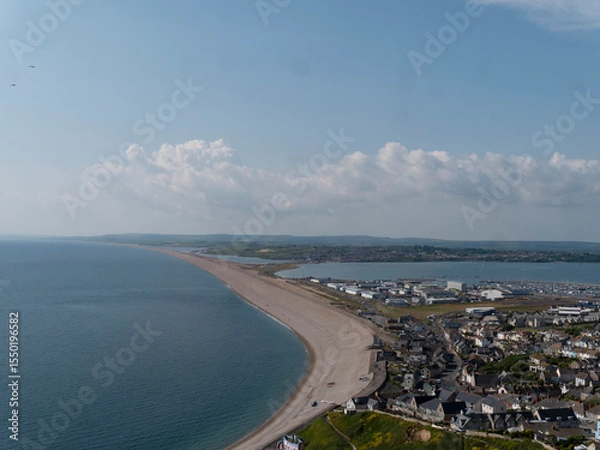 Fototapeta Chesil Beach in Dorset.