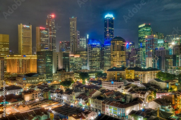 Obraz Singapore at Night