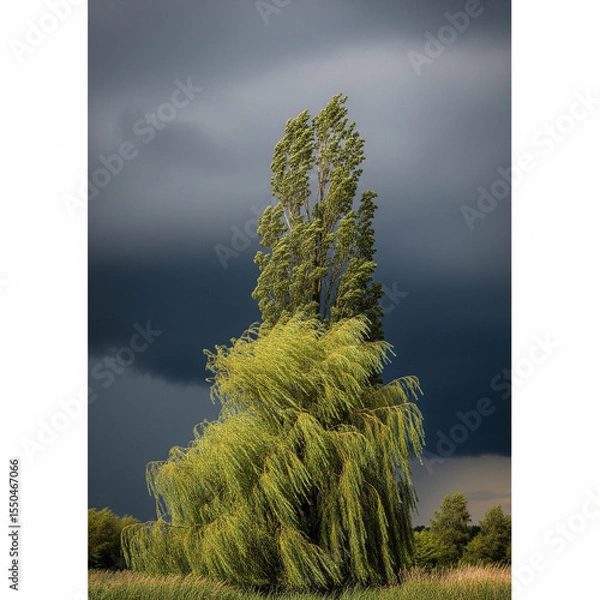 Obraz landscape with trees