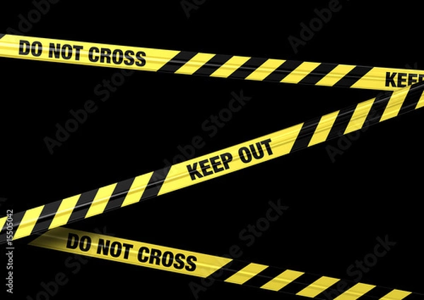 Obraz Banderole Do Not Cross 2