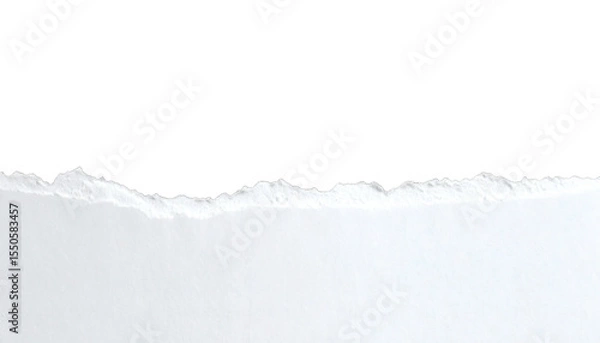 Fototapeta White paper burned half isolated on white background with clipping path. document or newspaper mockup