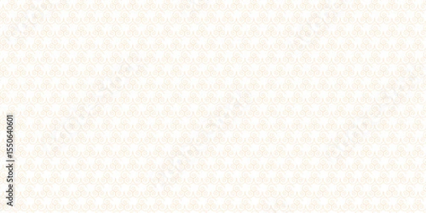 Obraz Seamless vector pattern with white geometric dots on a light gray textured background for wallpaper design