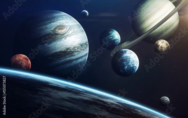 Obraz Planets of Solar system. Elements of this image furnished by NASA