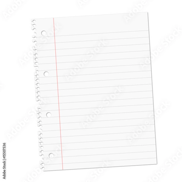 Obraz papierblatt ausgefranst