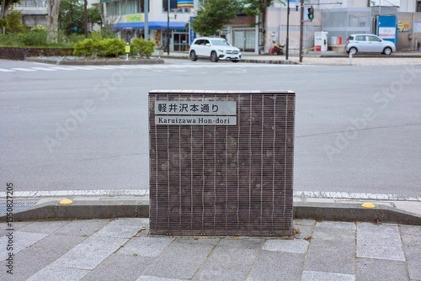 Obraz 【長野県軽井沢町】軽井沢本通り