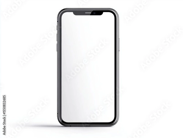 Obraz Gray smartphone mockup