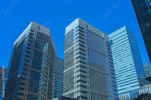 Fototapeta 高層ビル　オフィス街