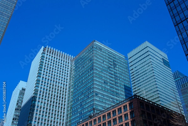 Fototapeta 高層ビル　オフィス街
