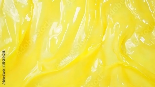 Fototapeta Abstract Yellow Liquid Texture Background Swirls