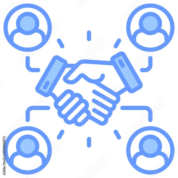 Fototapeta Collaboration Icon