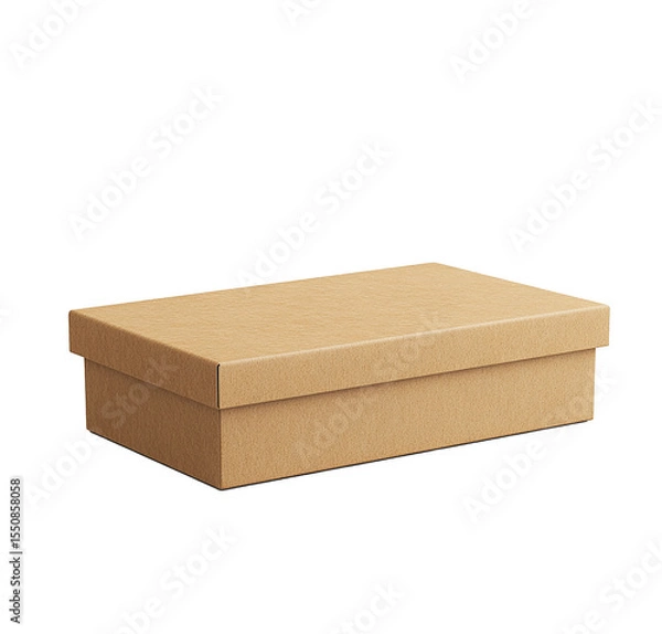 Obraz Relocation Carton Container – Brown Shipping Box

