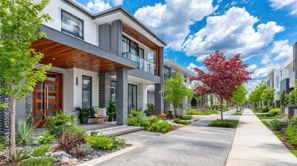 Obraz Modern suburban homes