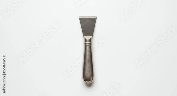 Fototapeta Studio shot of a gray spatula