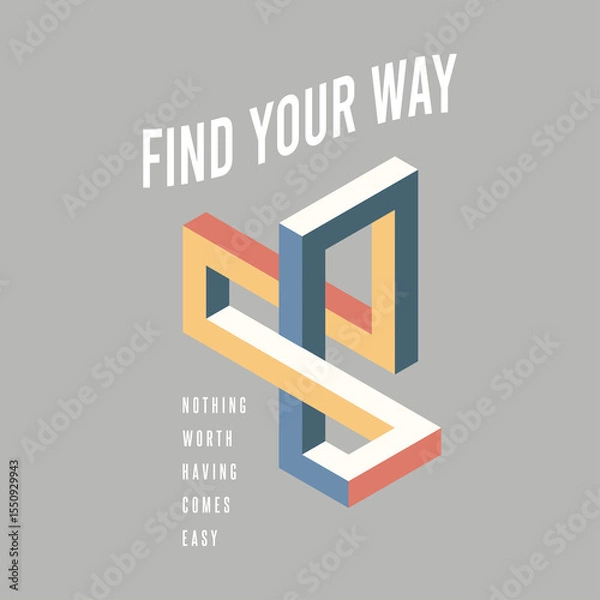 Obraz free vector typo grapic t-shirt design.