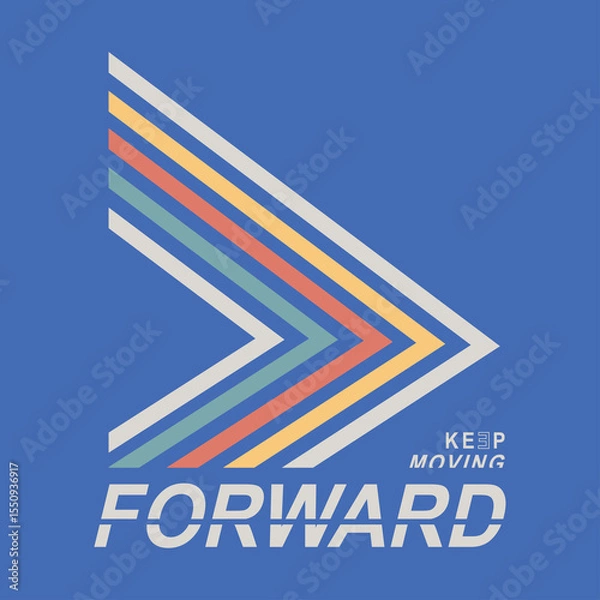 Obraz free vector typo grapic t-shirt design.