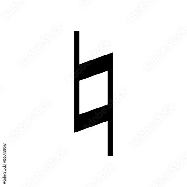 Obraz music icon transparent flat png vector image