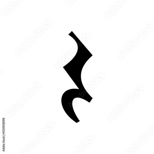 Obraz music icon transparent flat png vector image