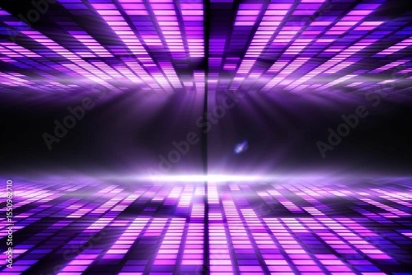 Obraz Digitally generated cool disco design