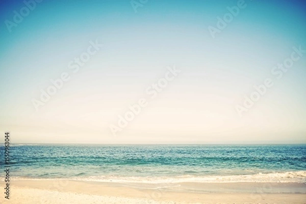 Obraz Scenic view of beach against sky