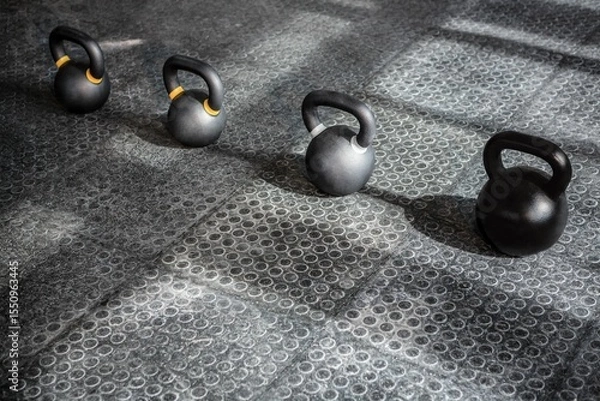 Obraz Kettlebells in the studio
