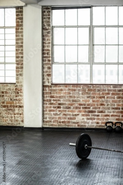 Obraz Weights on the studio floor
