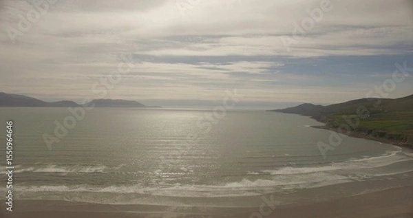 Obraz Seascape against cloudy sky