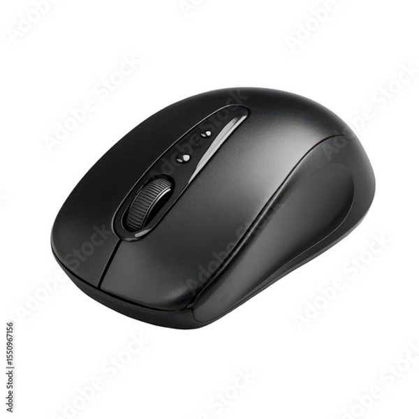 Obraz Dark gray wireless computer mouse (2)