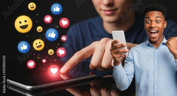 Obraz Get more likes and followers social media marketing strategy for content creation