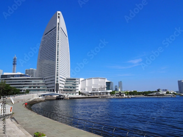 Fototapeta 横浜、みなとみらい、インターコンチネンタルホテル