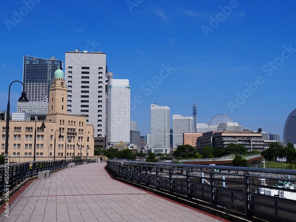 Obraz 横浜　みなとみらいの風景