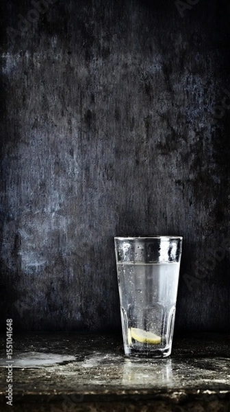 Fototapeta Sparkling refreshment still life with citrus