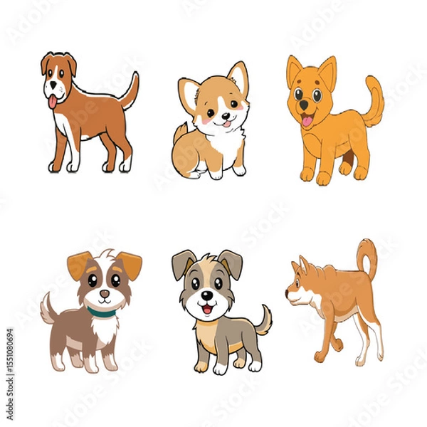 Obraz dog vector 3