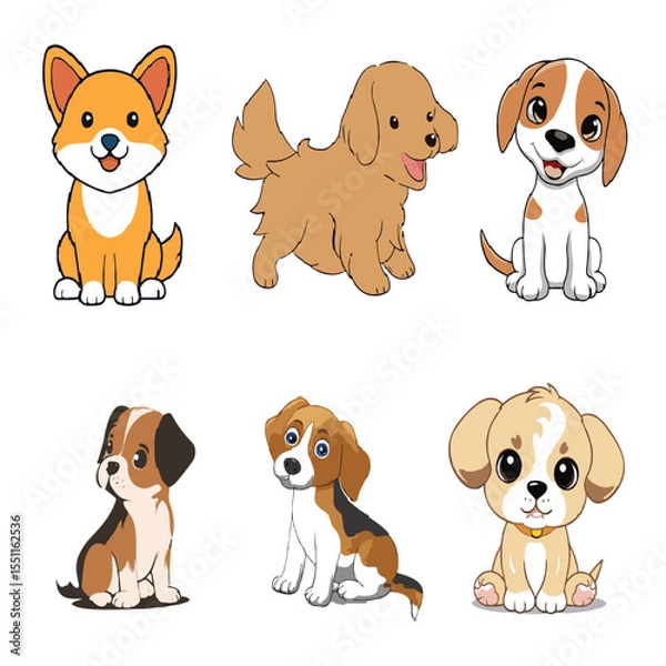 Obraz dog vector 5