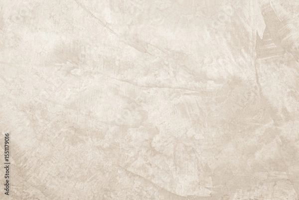 Fototapeta Old concrete wall texture background. Close up retro plain cream color cement wall background texture. Design paper vintage parchment element.