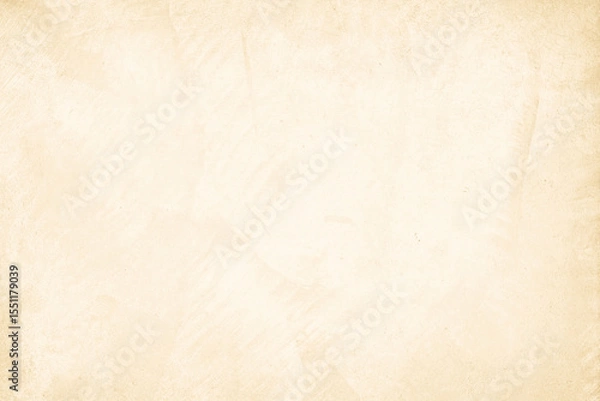 Fototapeta Old concrete wall texture background. Close up retro plain cream color cement wall background texture. Design paper vintage parchment element.