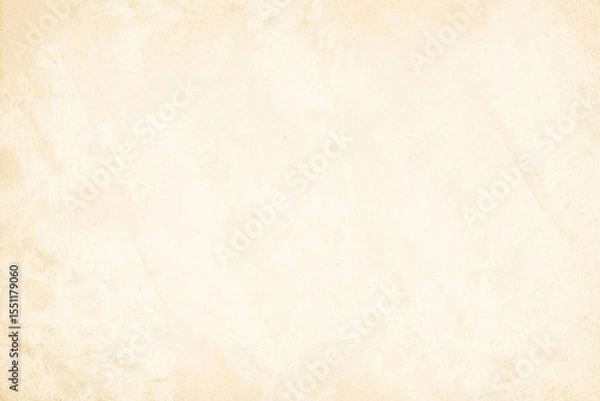 Fototapeta Old concrete wall texture background. Close up retro plain cream color cement wall background texture. Design paper vintage parchment element.