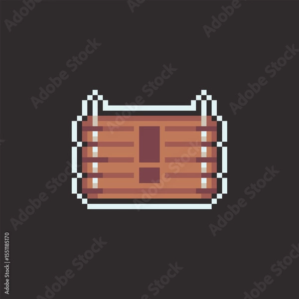Fototapeta this is signpost icon in pixel art with colorful color and black background ,this item good for presentations,stickers, icons, t shirt design,game asset,logo and your project.