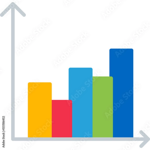 Fototapeta Bar Chart Icon
