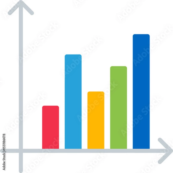 Fototapeta Bar Chart Icon