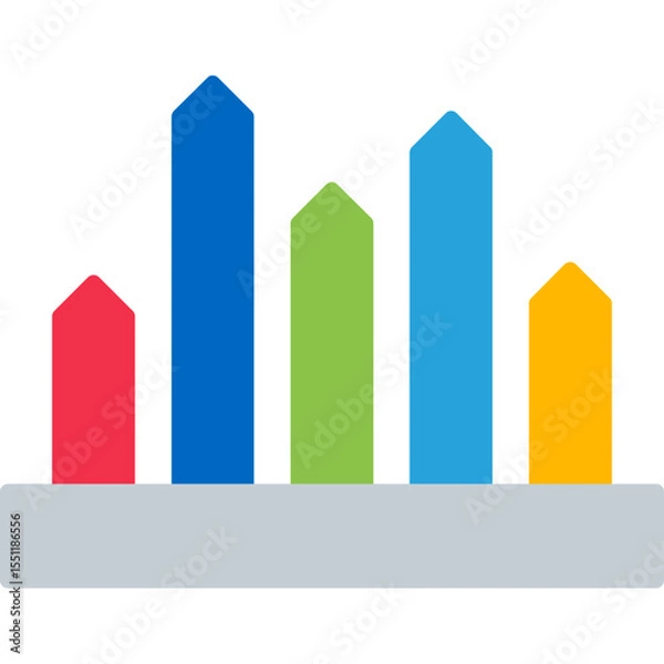 Fototapeta Bar Chart Icon