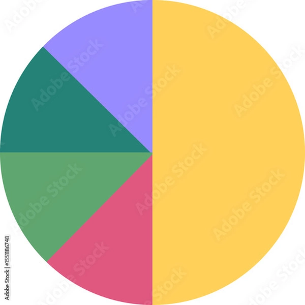 Fototapeta Pie Chart Icon