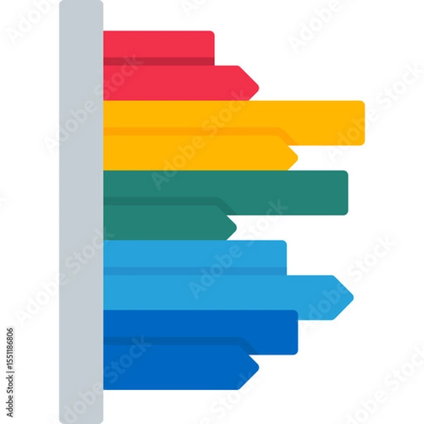 Fototapeta Bar Chart Icon