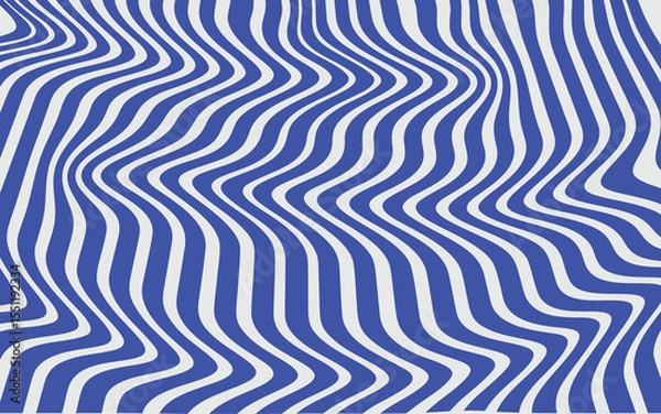 Obraz Abstract backbround with blue line swirl
